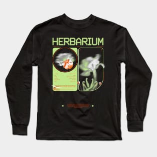 Futuristic Herbarium in Neon Colours. Long Sleeve T-Shirt